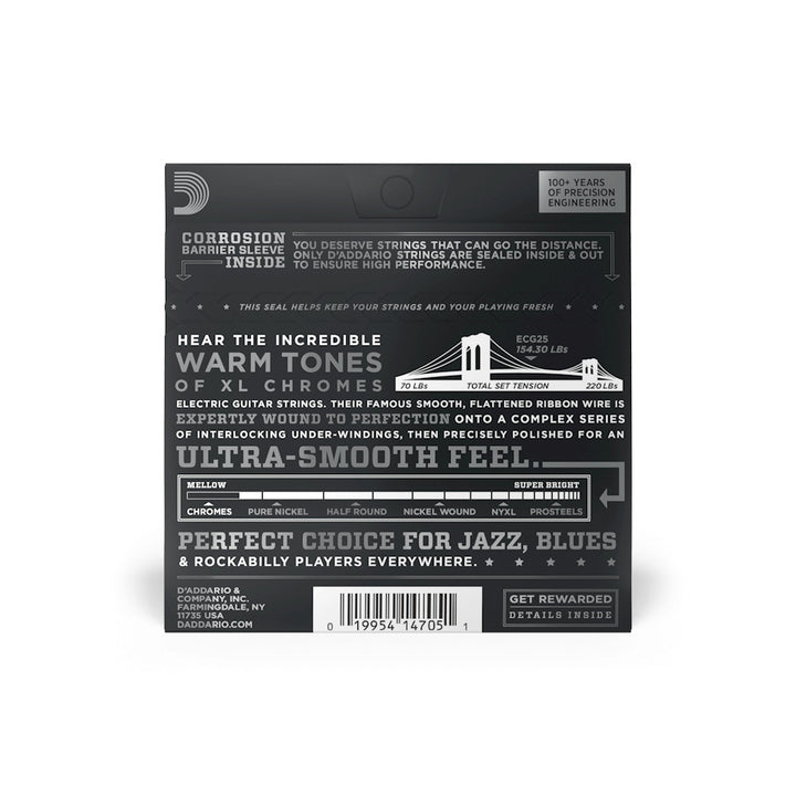 Daddario Electric Gtr Set 12/52 Flat Wound