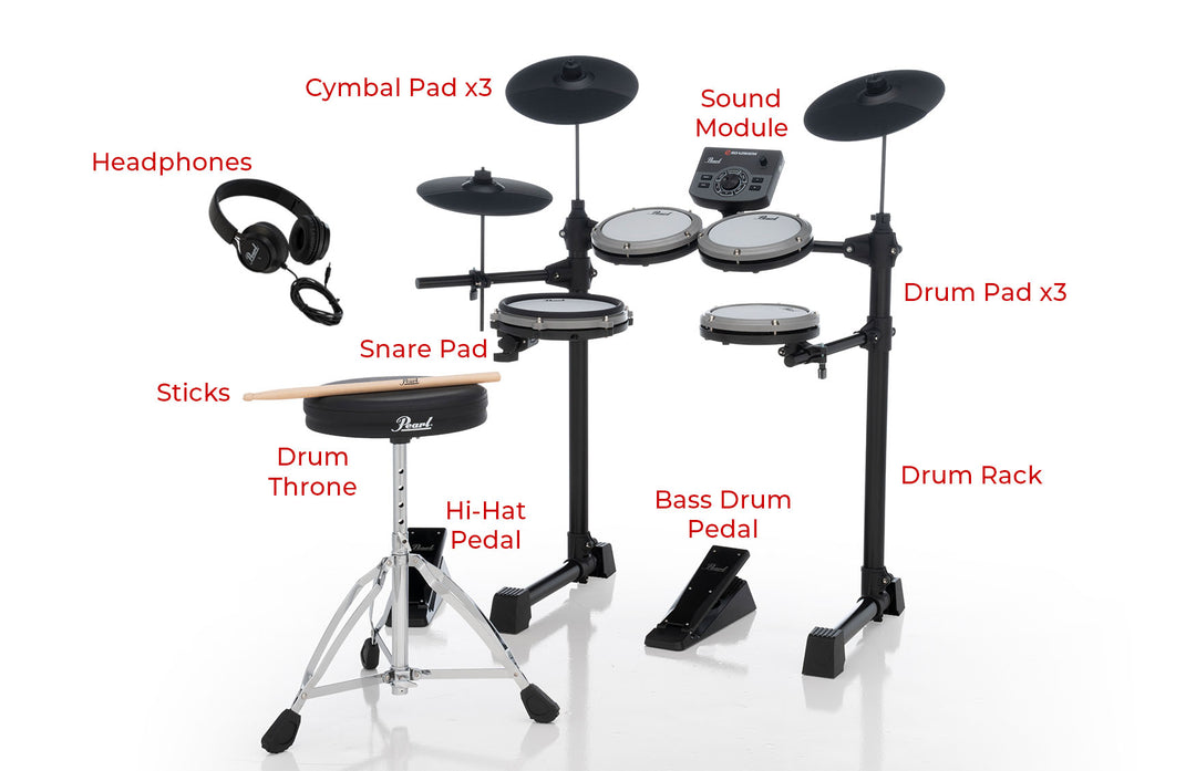 Pearl E-Roadshow Electronic Drum Kit Package