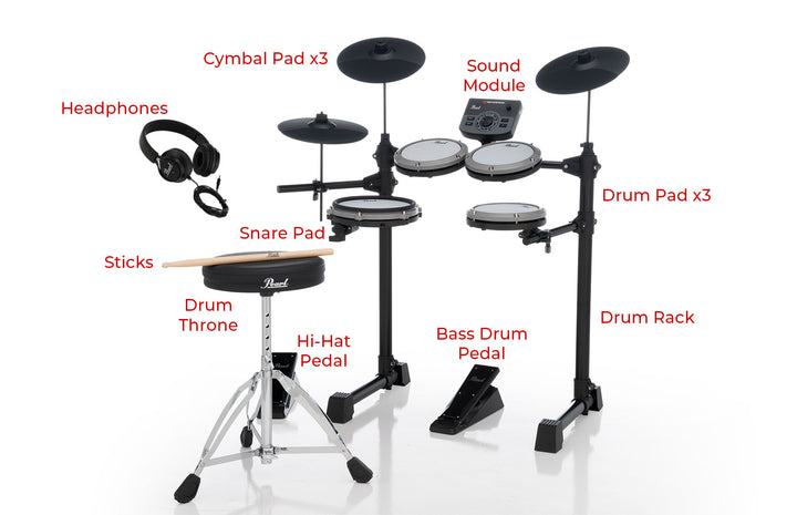 Pearl E-Roadshow Electronic Drum Kit Package
