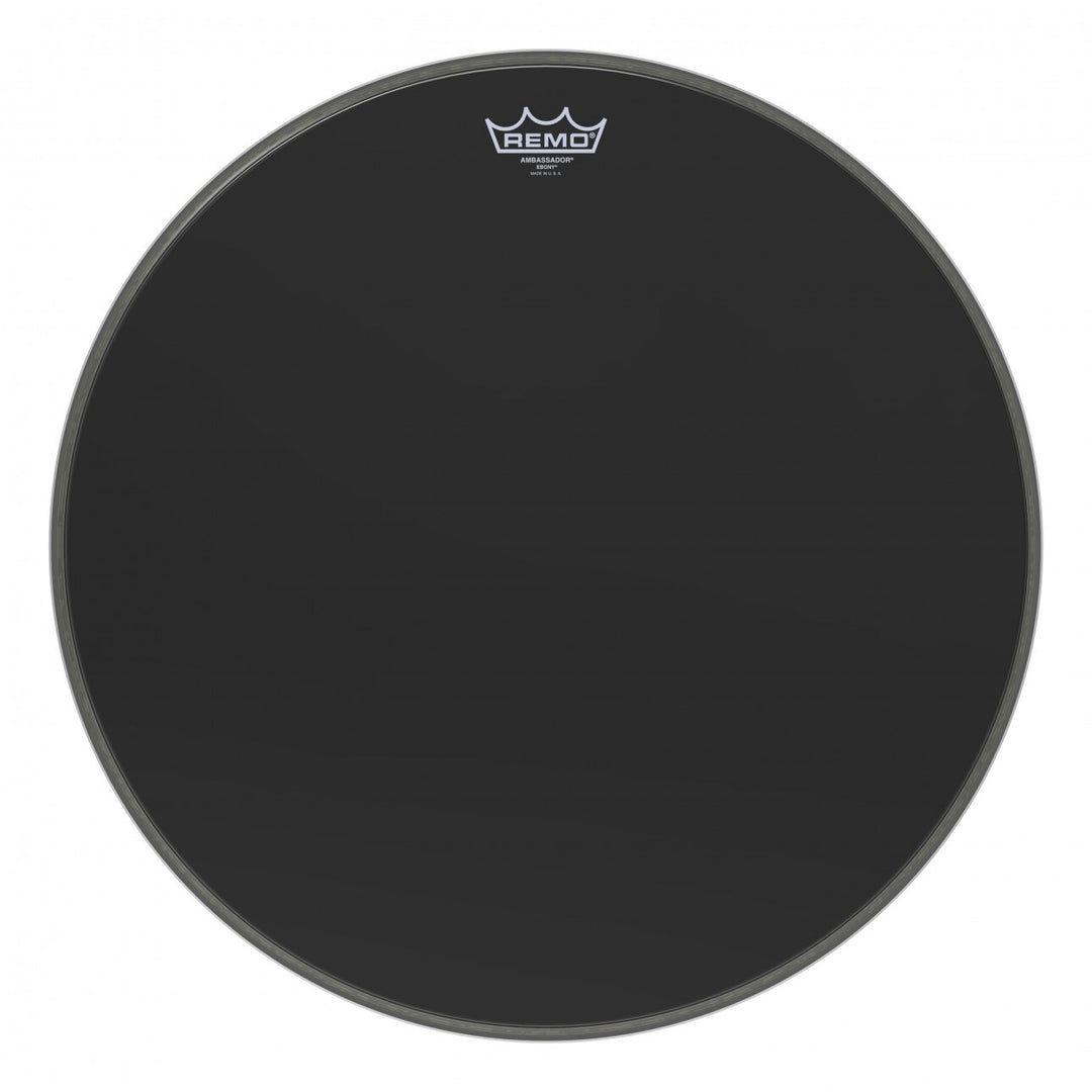 Remo Ambassador 20" Kick Drum Head - Ebony