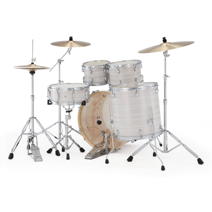 Pearl Export Plus 5pc 22" Fusion Plus Kit Package (W/Pearl Cyms), Slipstream White