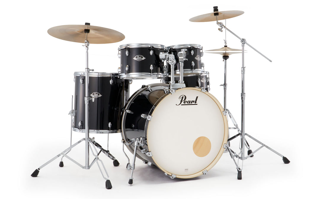 Pearl Export EXX 22" Fusion Plus 5 Piece Drum Kit - Jet Black