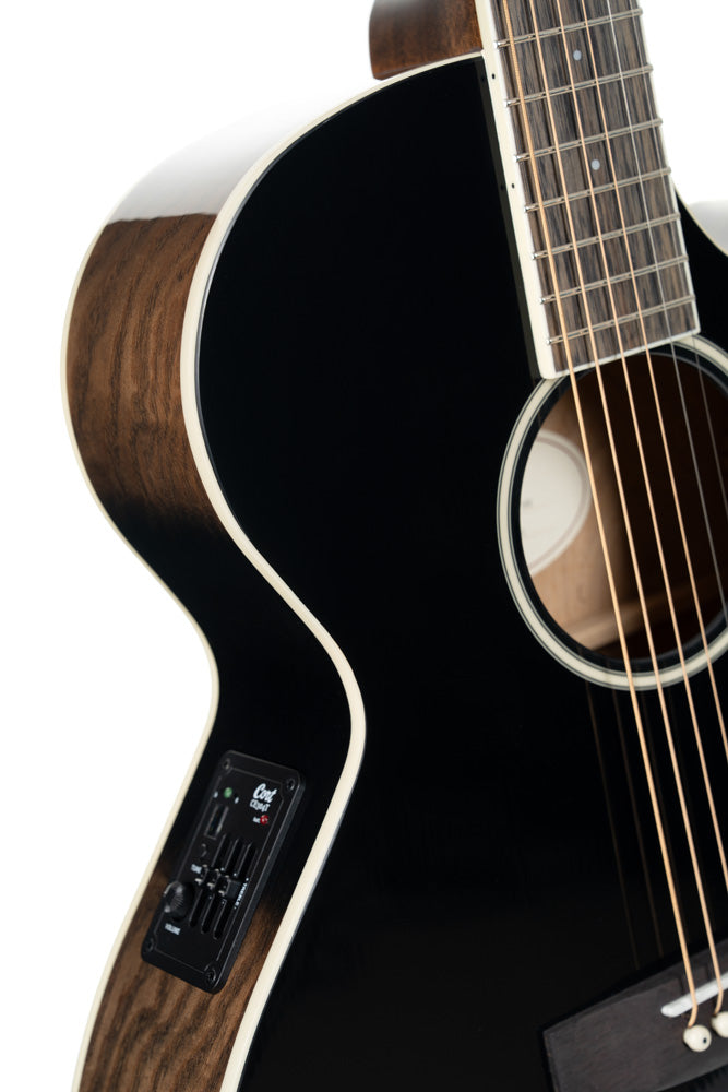 Cort Exotic-SFX Ash Burl Black Acoustic Guitar