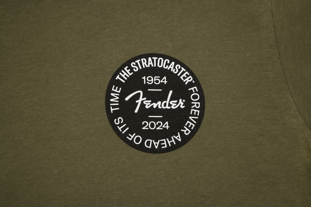 Fender Stratocaster 70th Anniversary Badge Tee