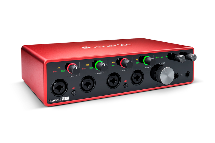 Focusrite 18i8 Gen 3 18 in/8 out USB Audio Interface