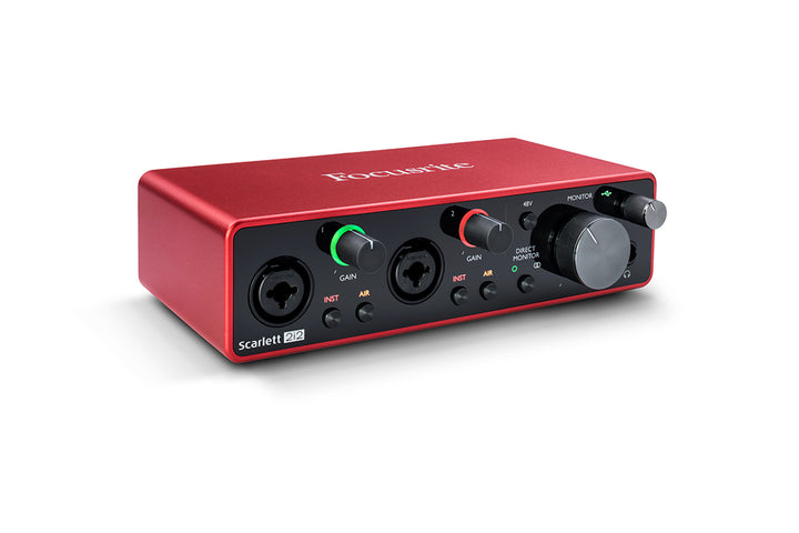 Focusrite 2i2 Gen 3 2 in/2 out USB Audio Interface
