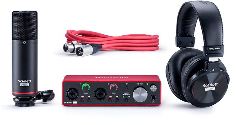 Focusrite 2i2 Studio Gen 3 2 in/2 out USB Audio Interface