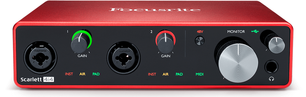 Focusrite 4i4 Studio Gen 3 4 in/4 out USB Audio Interface