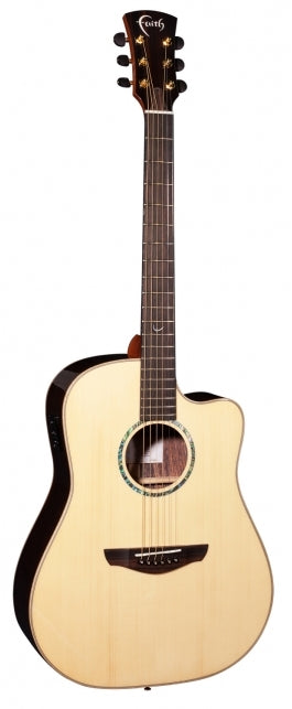 Faith HiGloss Saturn Electro Cutaway inc Case