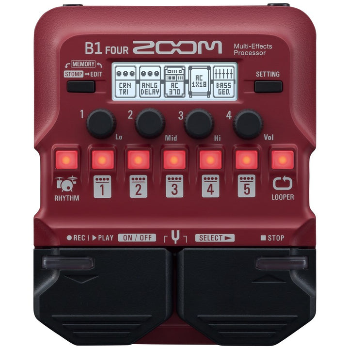 Zoom B1 Four Bass Multi FX