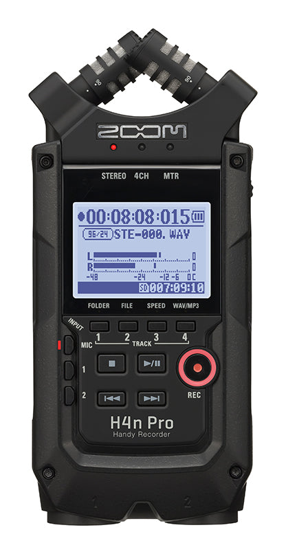 Zoom H4nPRO Handy Recorder All Black Edition