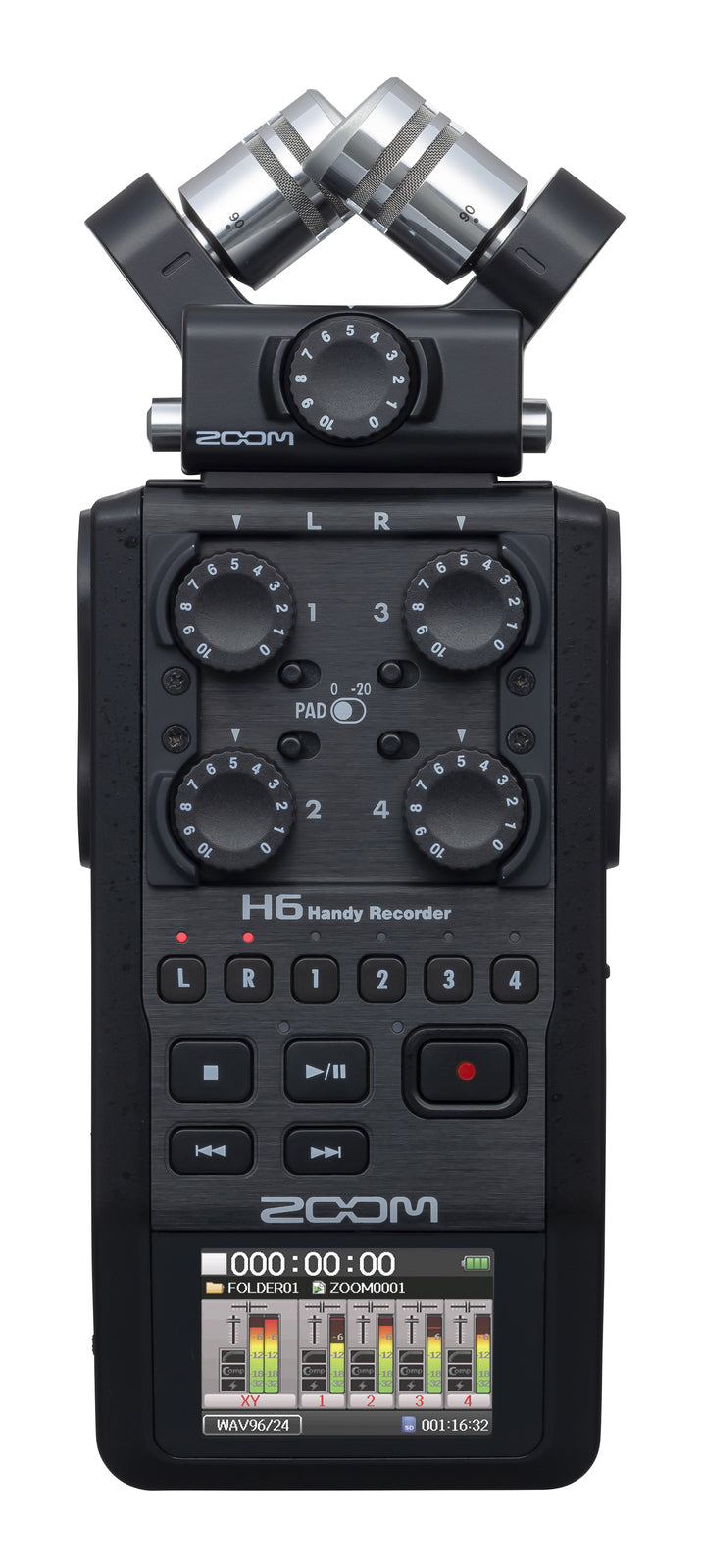 Zoom H6 Handy Recorder All Black Edition