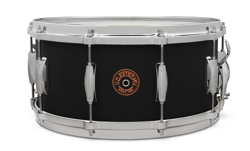 USA Custom Black Copper Snare Drum