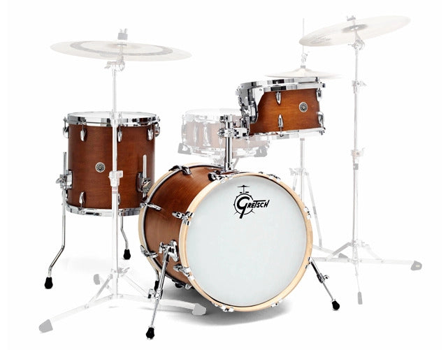 Gretsch Brooklyn Drum Kit 3 PCE Satin/Mahogany