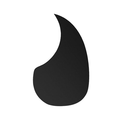 Left Hand Tear Drop Scratch Plate Black