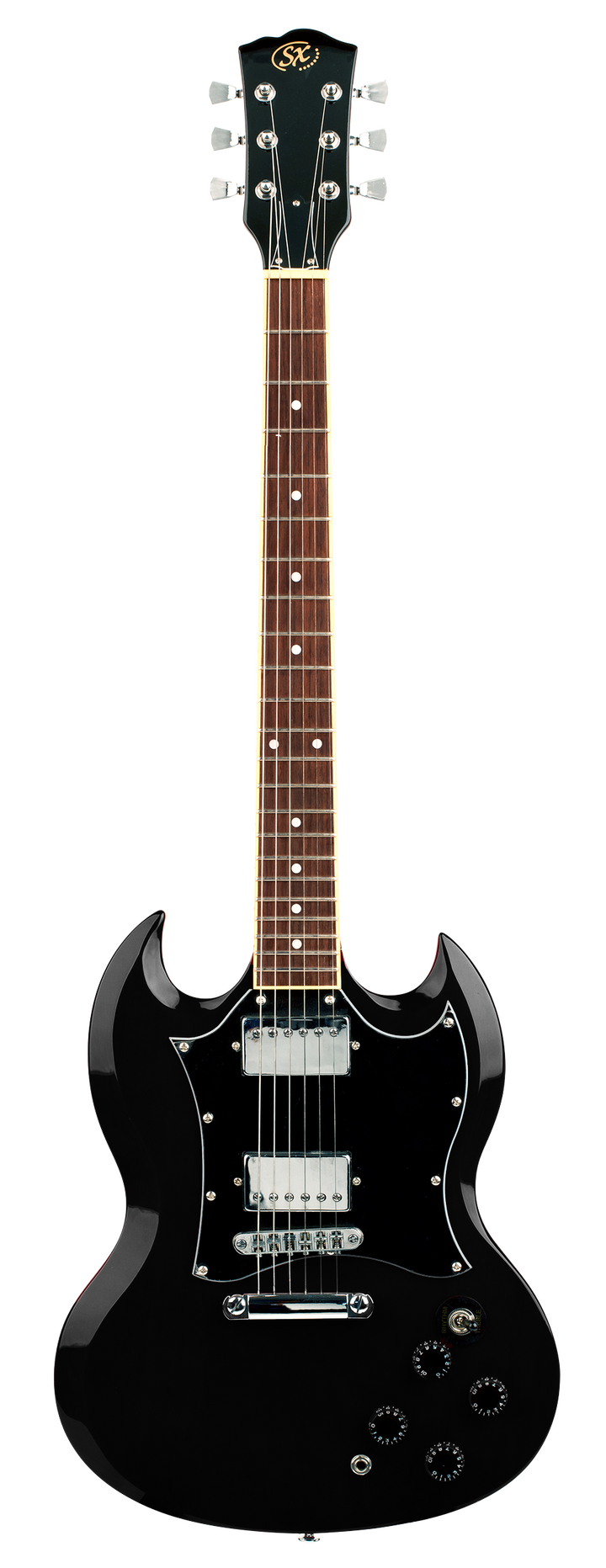 SX SG Style Guitar Pack - Black