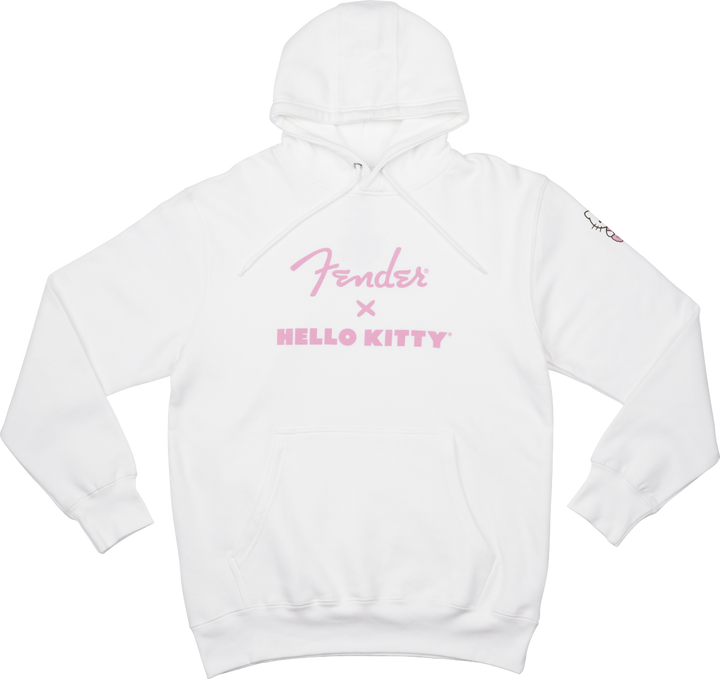 Fender® x Hello Kitty® White Sleeve Logo Hoodie