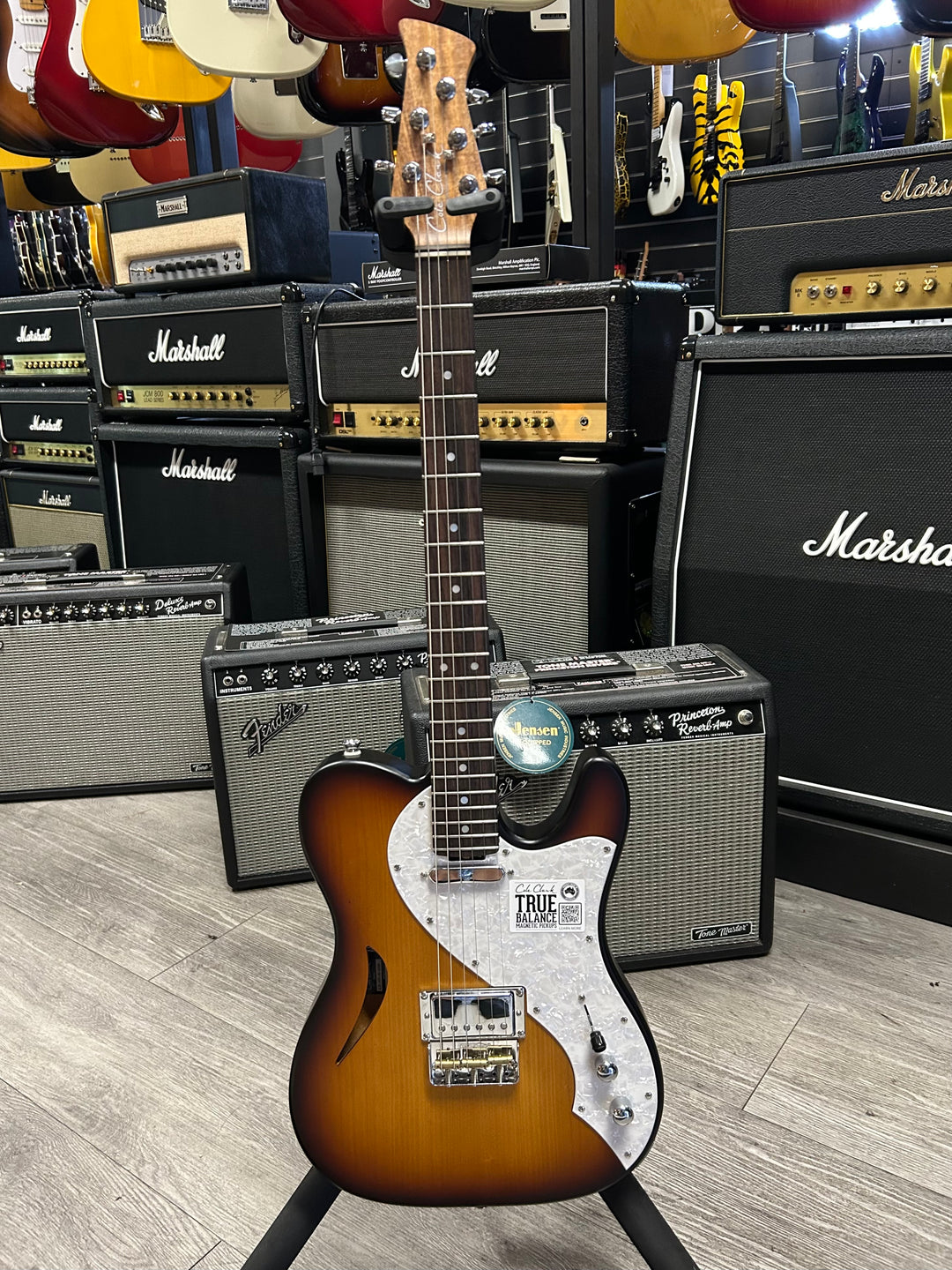 Cole Clark Culprit 3 Electric Guitar - Sunburst