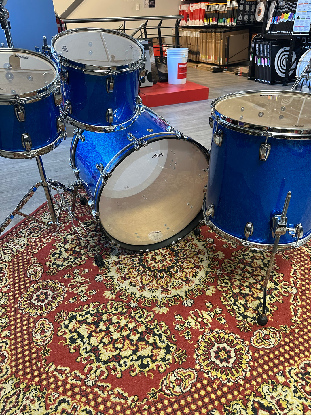 Ludwig Classic Maple MOD - Blue Sparkle
