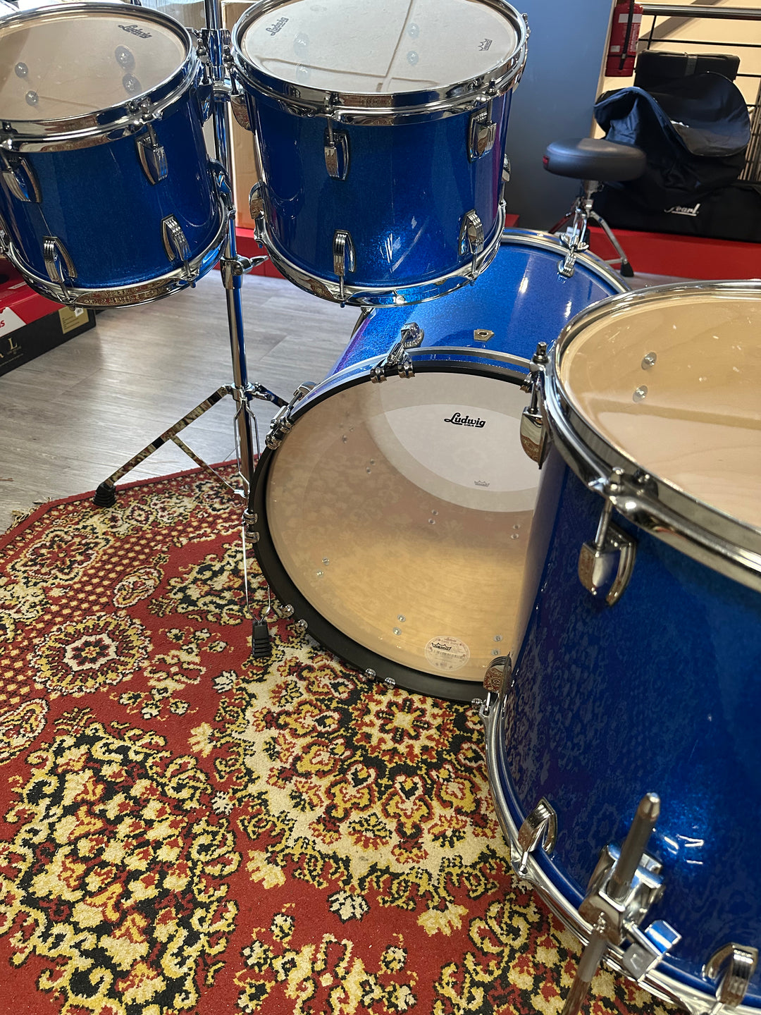 Ludwig Classic Maple MOD - Blue Sparkle