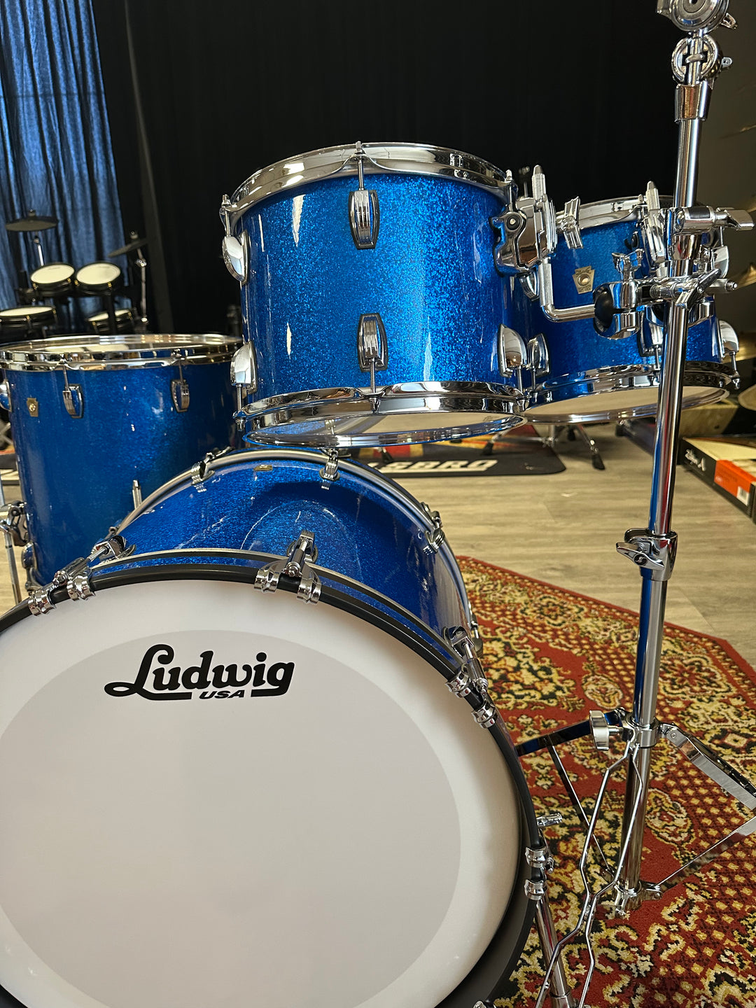 Ludwig Classic Maple MOD - Blue Sparkle