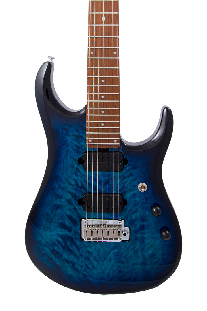 Sterling by Music Man Petrucci JP157 7 String Neptune Blue Signature Electric