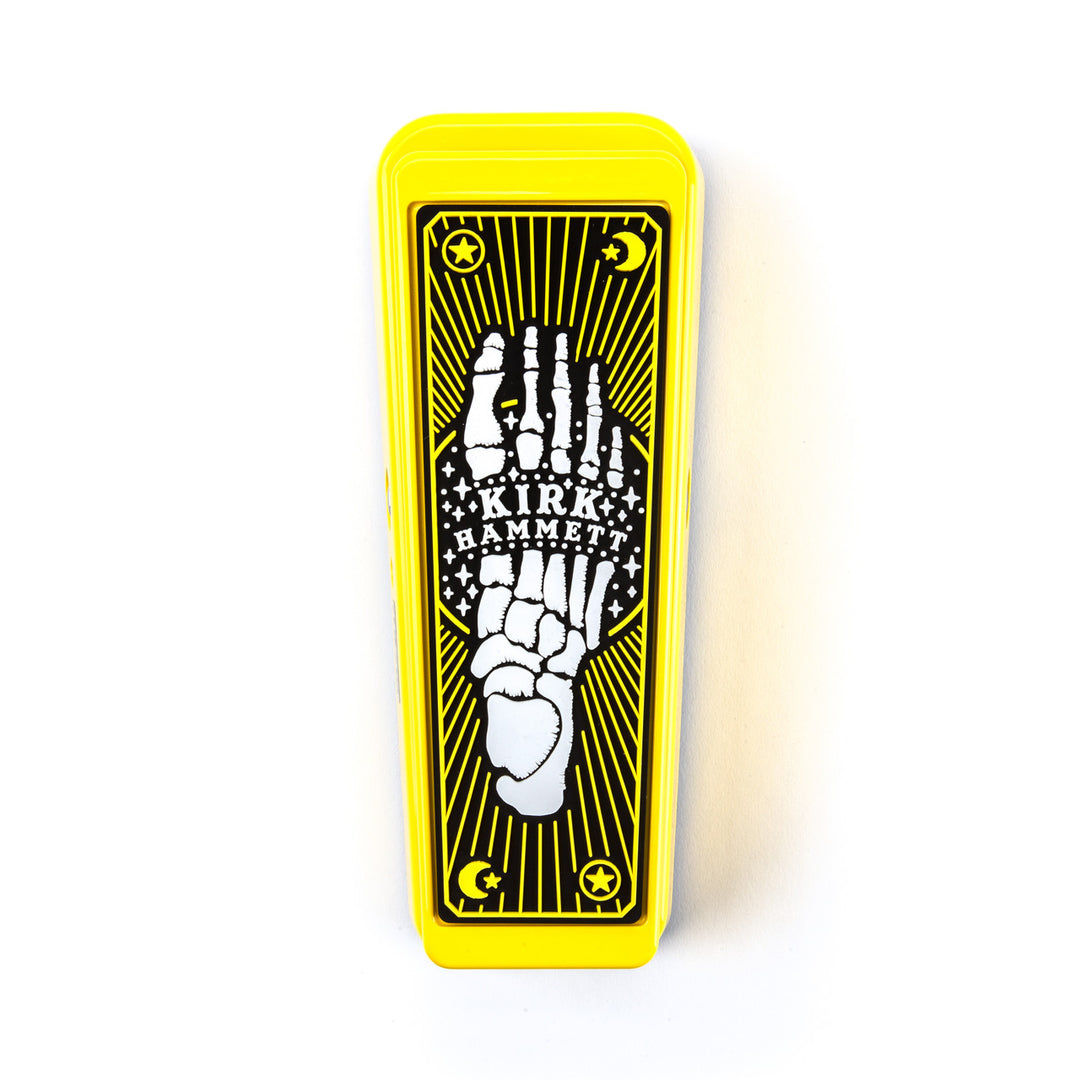 Jim Dunlop Kirk Hammett Yellow Sparkle Cry Baby Wah