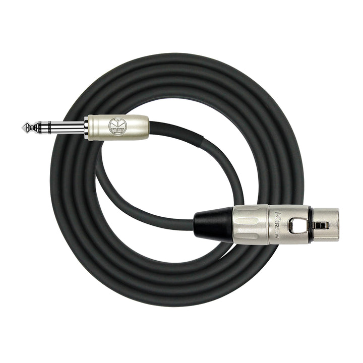 Kirlin KMP484PR-10 Female XLR - 6.5 Stereo Jack Cable - 10FT