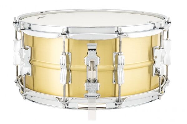 Ludwig Acrolile 14" x 6.5" Brushed Brass Snare Drum