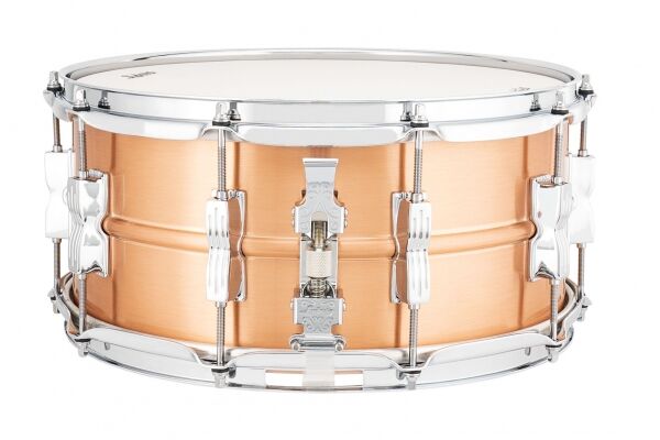 Ludwig Acrolile 14" x 6.5" Brushed Copper Snare Drum