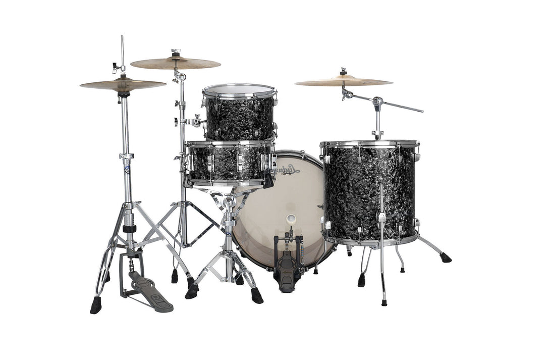 Ludwig Neusonic Fab 3pc Shell Pack - Ebony Pearl