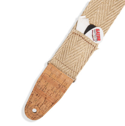 LEVY'S Vegan Hemp Guitar Strap 2" Wide