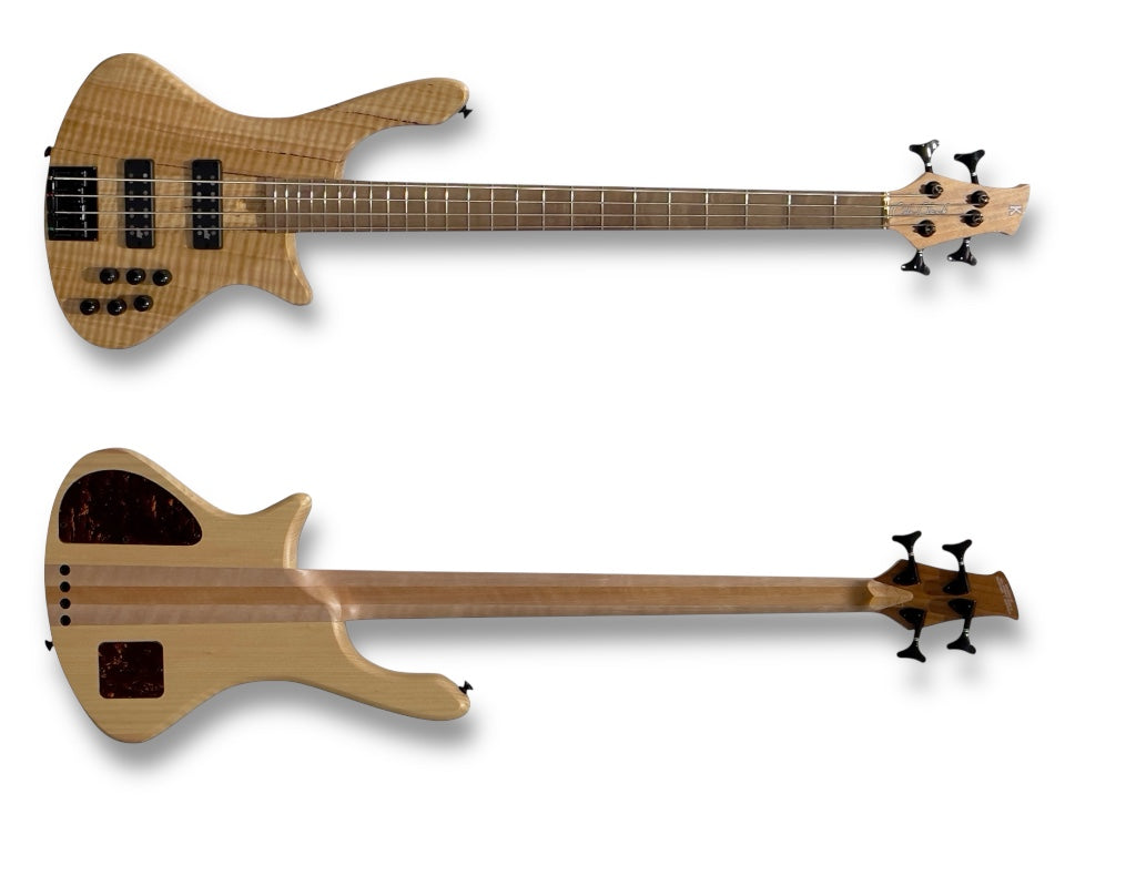 Cole Clark Long Lady4 Figured Mountain Ash - Sheoak