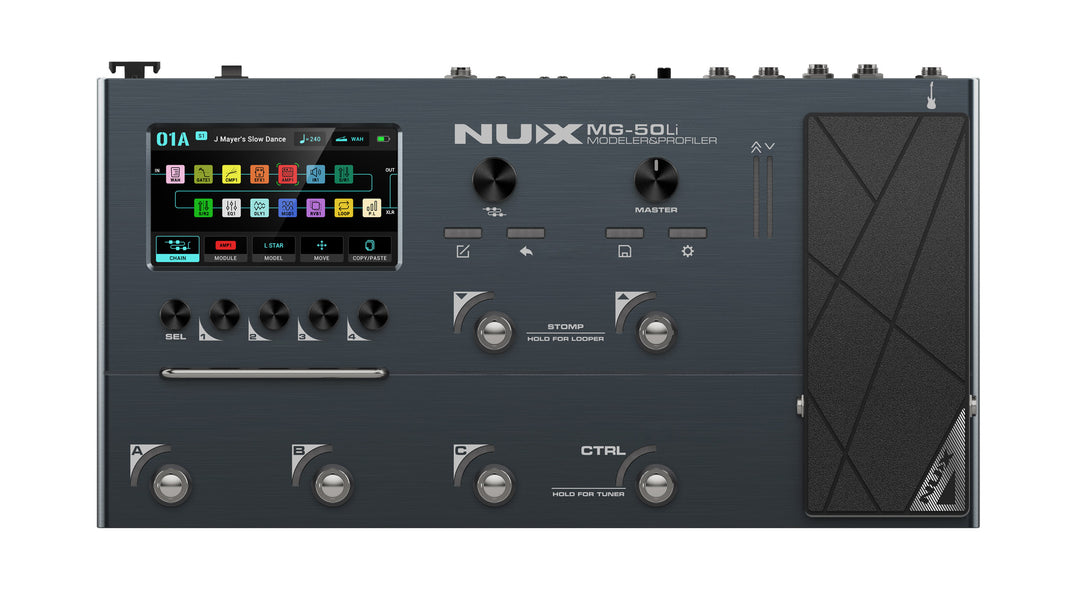 NU-X MG-50Li Guitar Modeler & Profiler Multi-Effects Pedal