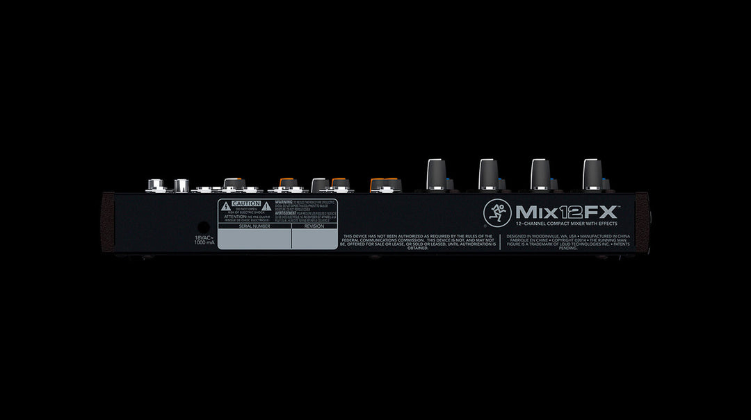 12-channel Compact Mixer w/ FX