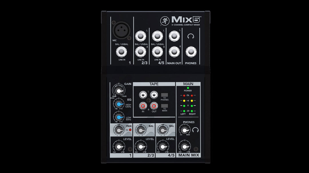 5-channel Compact Mixer