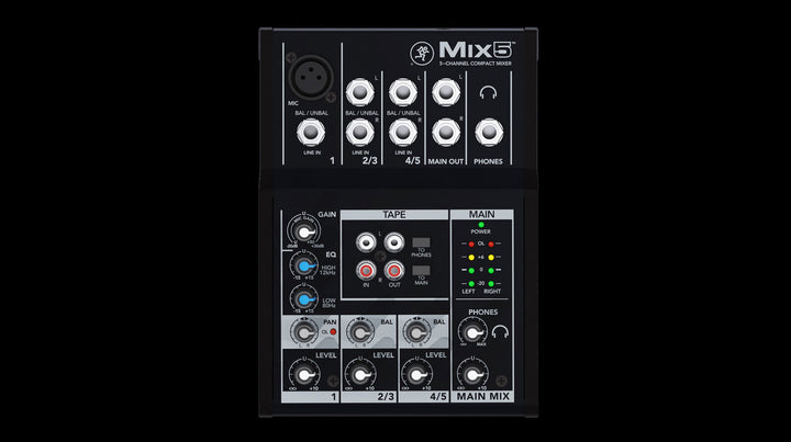 5-channel Compact Mixer