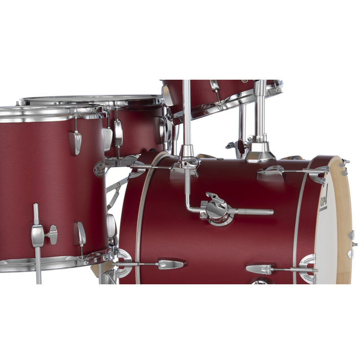 Pearl Midtown 4-Piece Drum Kit in Matte Red - Includes Bags & Hardware