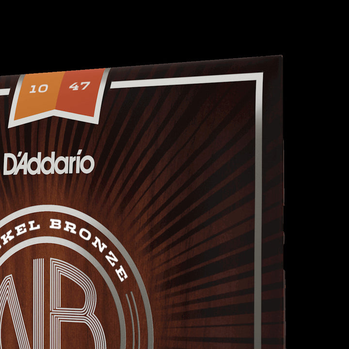 D'Addario Nickel Bronze Acoustic Guitar Set 10-47