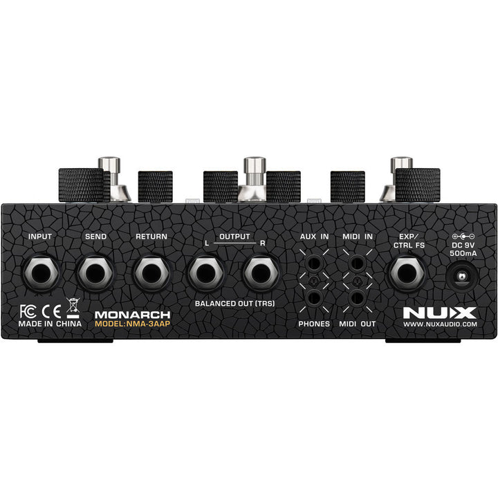 NU-X Monarch Series Amp Academy 3-Footswitch Stomp Compact Modeler