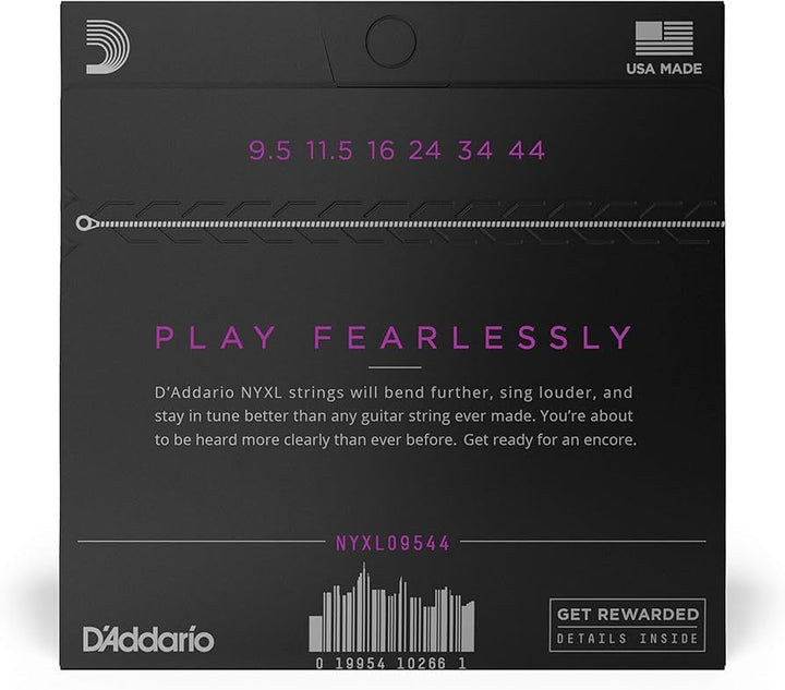 D'Addario NYXL09544 Electric Guitar Set 9.5 - 44 Super Light Plus
