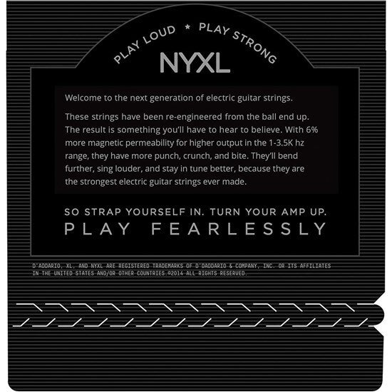 D'Addario NYXL Electric Guitar String Set 11/52