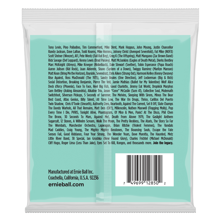 Ernie Ball Slinky Nickel Wound Super Long Scale 5-String Electric Bass Strings 45-130 Gauge
