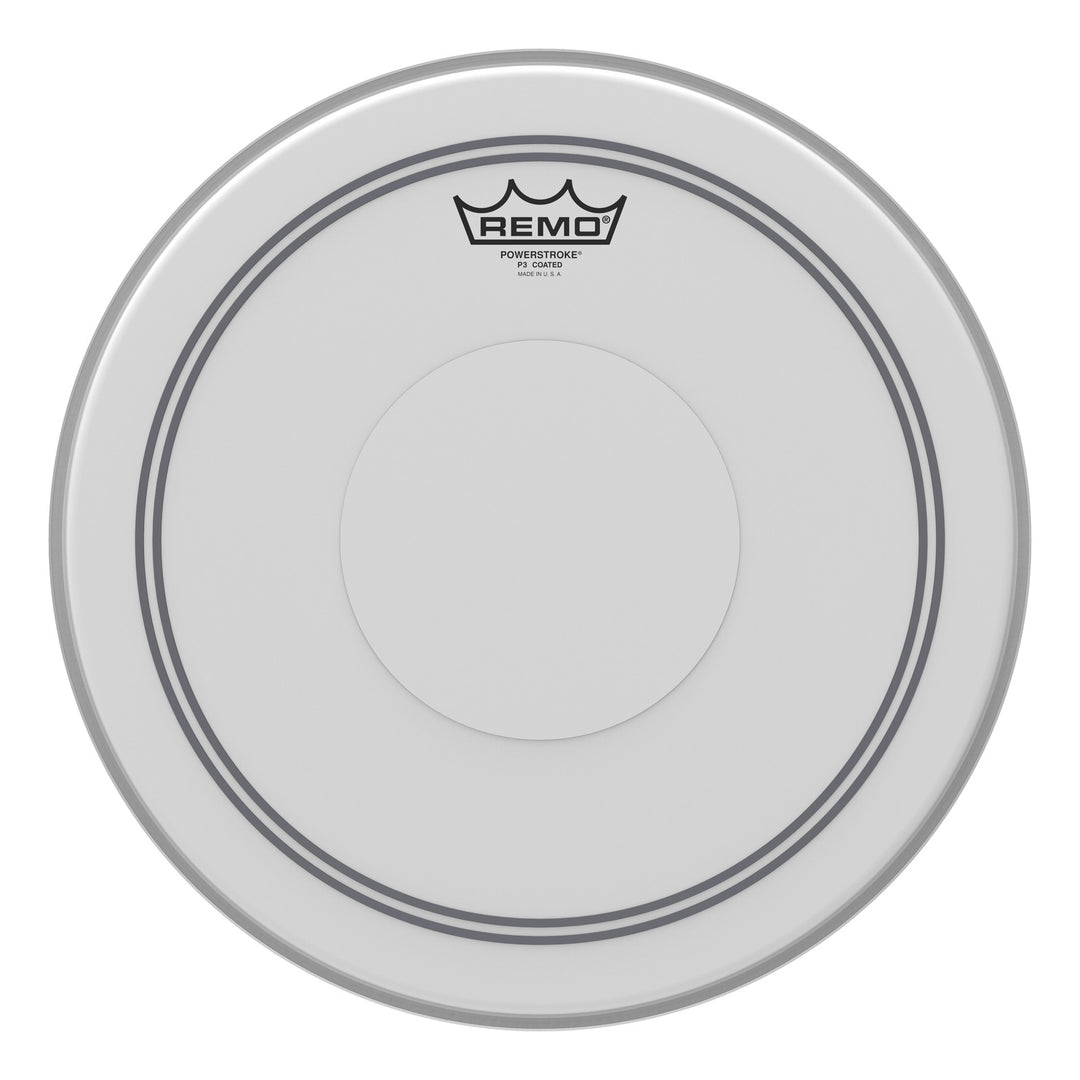 Powerstroke® P3 Coated Drumhead - Top Clear Dot, 14"