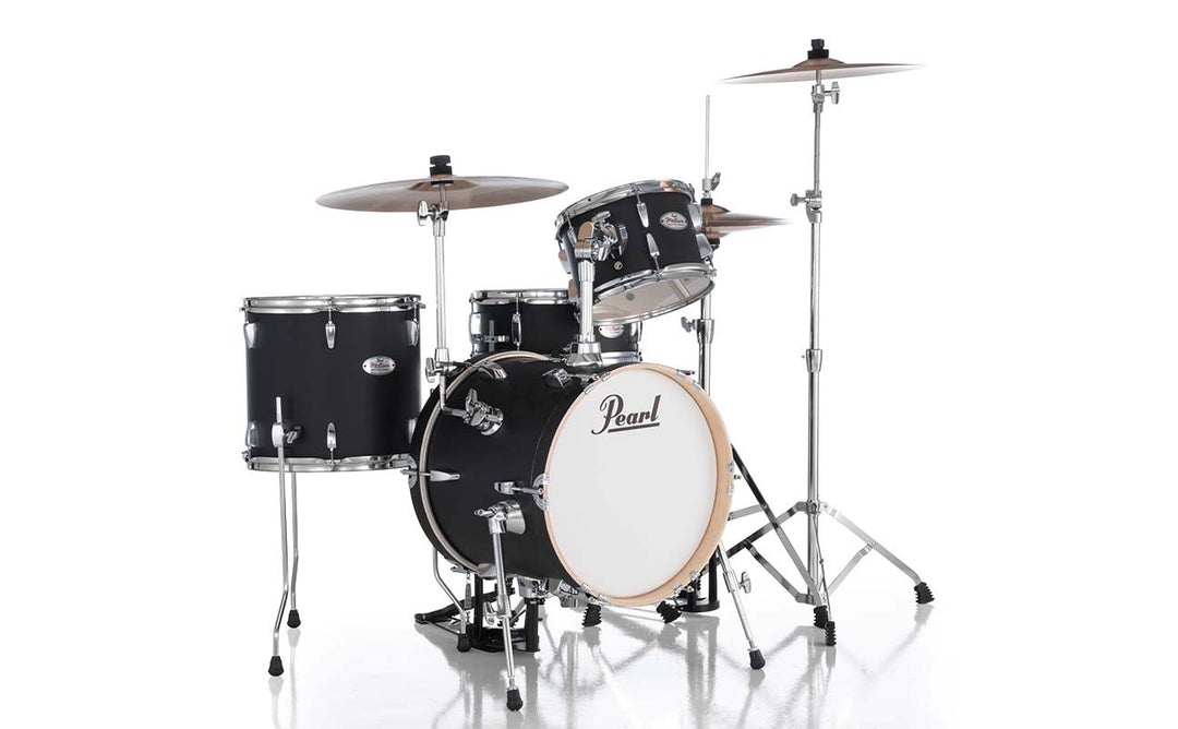 Pearl Midtown 4-Piece Drum Kit in Matte Black