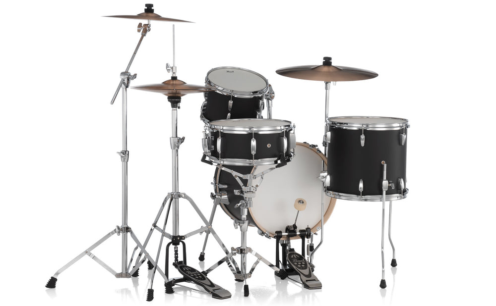 Pearl Midtown 4-Piece Drum Kit in Matte Black