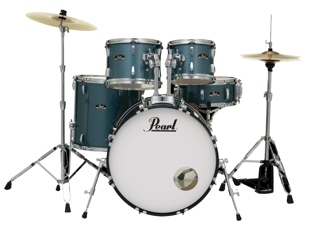 Pearl Roadshow-Plus 22" 5pc Drum Kit Package - Aqua Blue Glitter
