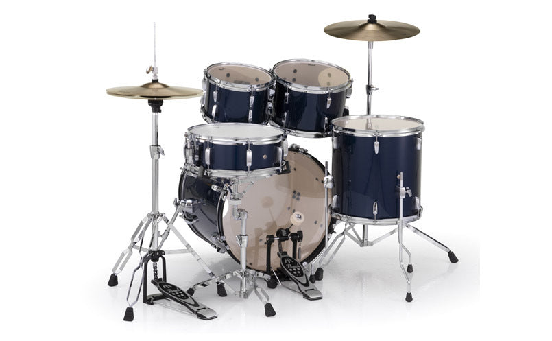 Pearl Roadshow 22" Fusion Plus Drum Kit Package - Royal Blue Metallic