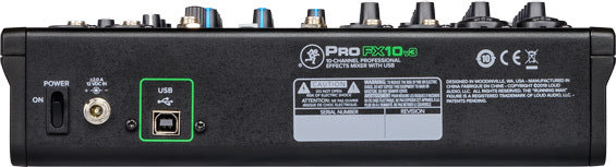10 Channel Professional Effects Mixer with USB
