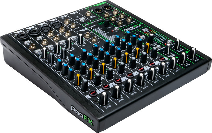 10 Channel Professional Effects Mixer with USB